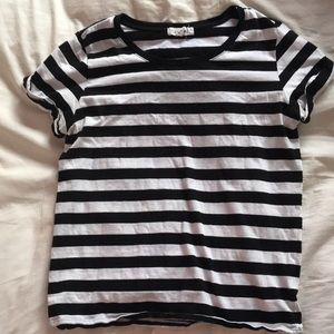 Forever 21, Black & White Shirt, Size M